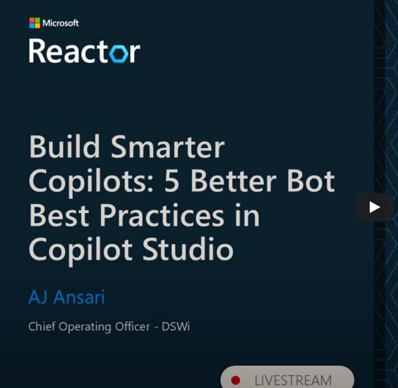 Video: Build Smarter Copilots – 5 Better Bot Best Practices in Copilot Studio