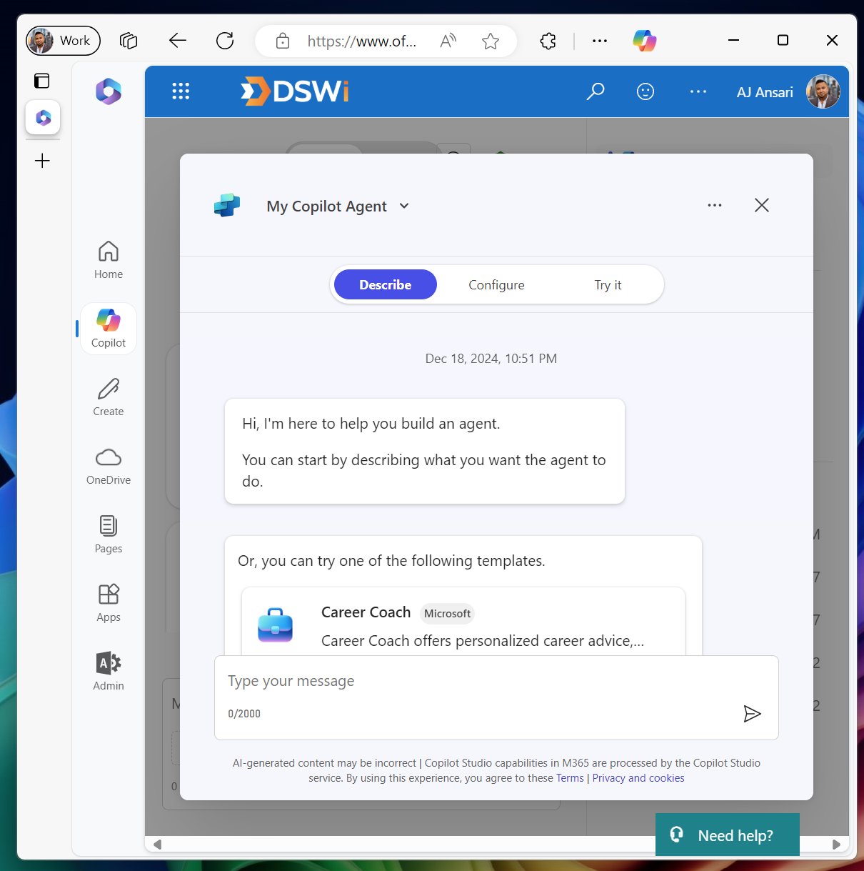 How to Create Agents to plug into the Microsoft 365 Copilot