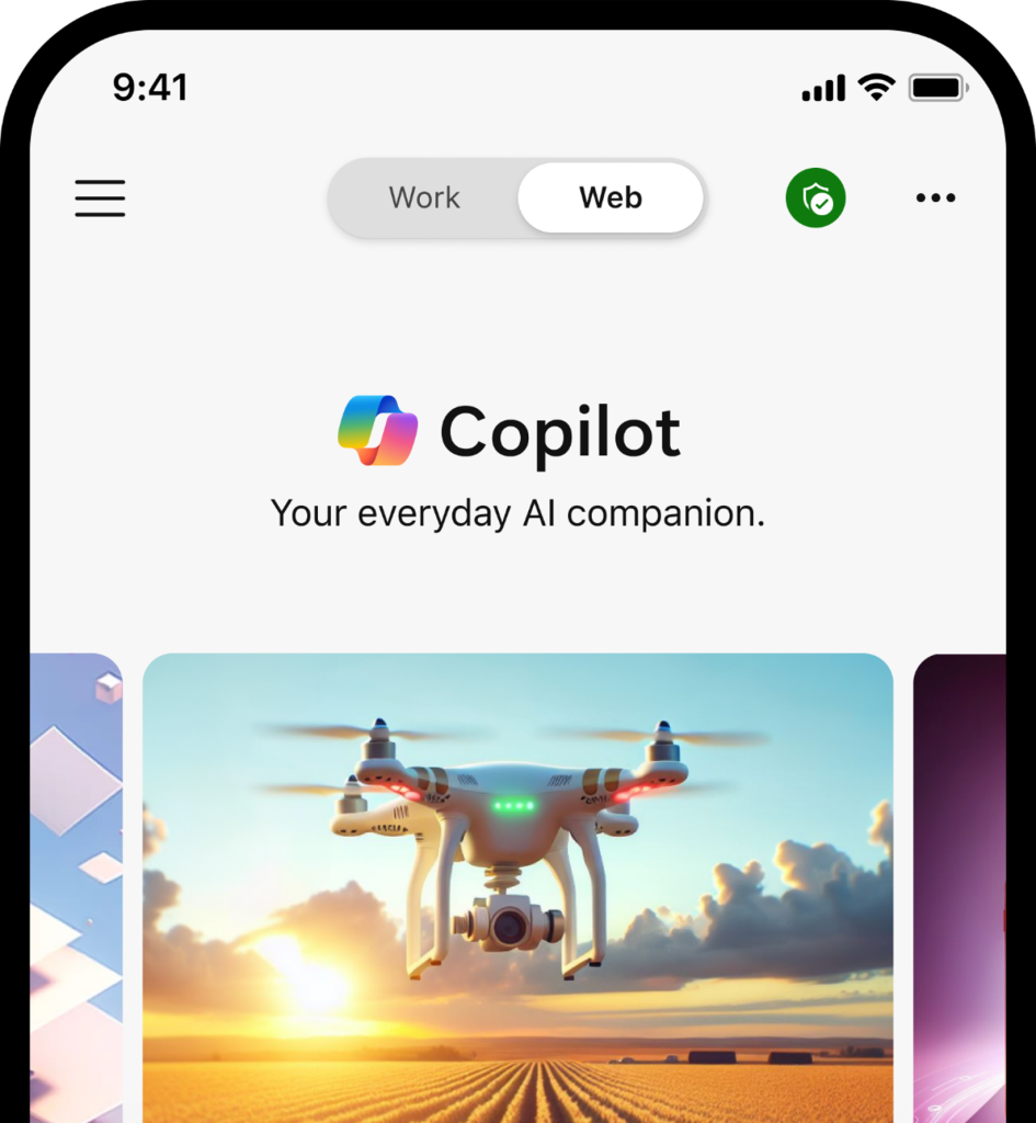 Copilot BizChat mobile app